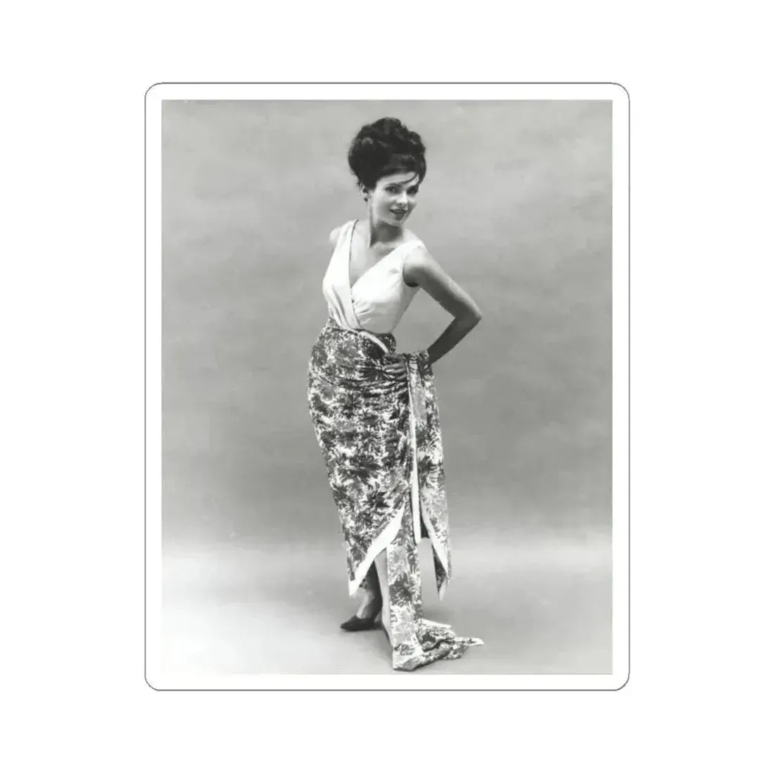 Gila Golan #26 (Vintage Female Icon) STICKER Vinyl Kiss-Cut Decal 4 Inch White - The Sticker Space