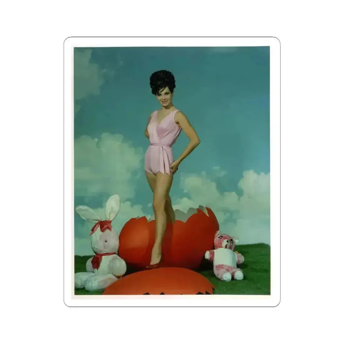 Gila Golan #42 (Vintage Female Icon) STICKER Vinyl Kiss-Cut Decal 4 Inch White - The Sticker Space