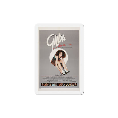 Gilda Live 1980 Movie Poster Die-Cut Magnet-4" x 4"-The Sticker Space