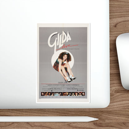 Gilda Live 1980 Movie Poster STICKER Vinyl Die-Cut Decal-The Sticker Space