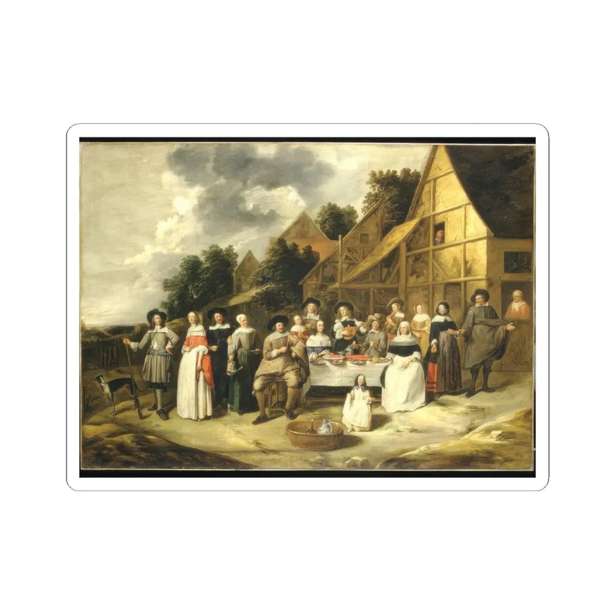 SKU:TSS-STICK-GLLVN-6X6-1N17U Sizes:6" × 6" Types:White