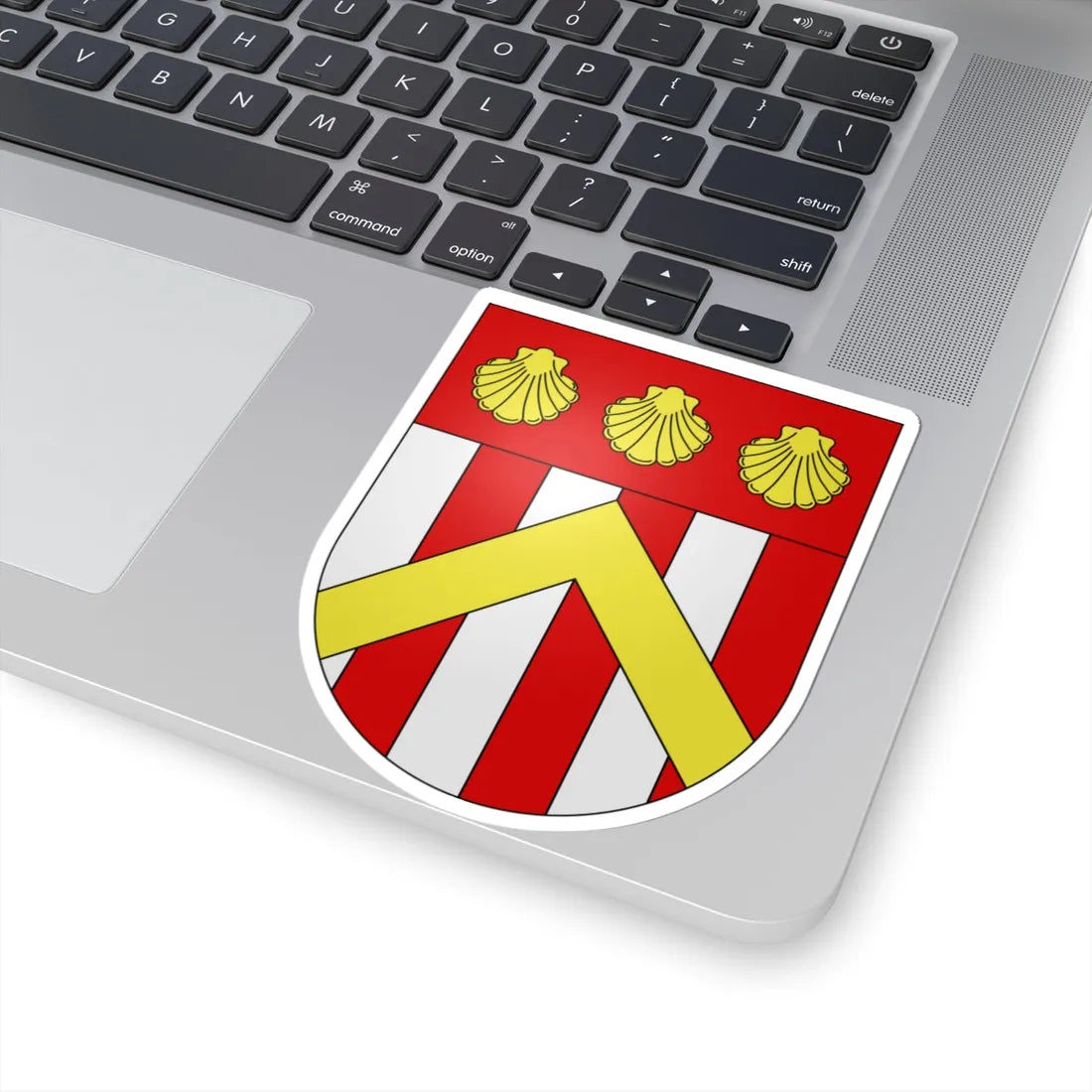 Gilly-coat of arms (Switzerland) (Coat of Arms) STICKER Vinyl Kiss-Cut Decal - The Sticker Space