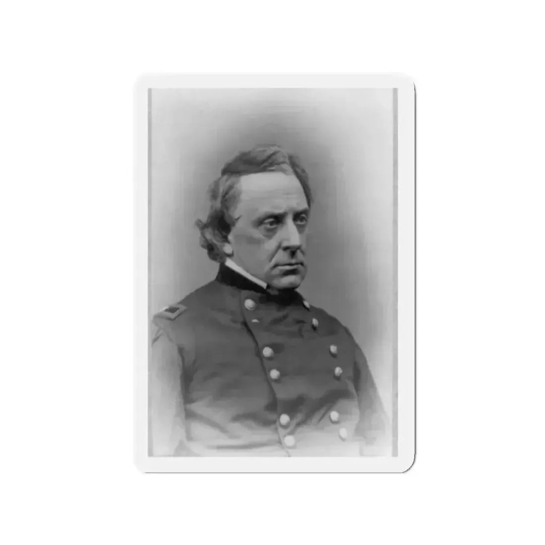 Gilman Marston, Head-And-Shoulders Portrait, Facing Right, In Uniform (U.S. Civil War) Refrigerator Magnet - The Sticker Space