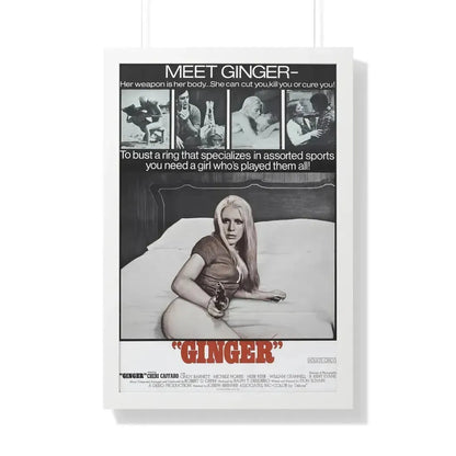 GINGER 1971 - Framed Movie Poster 20" x 30" White - The Sticker Space