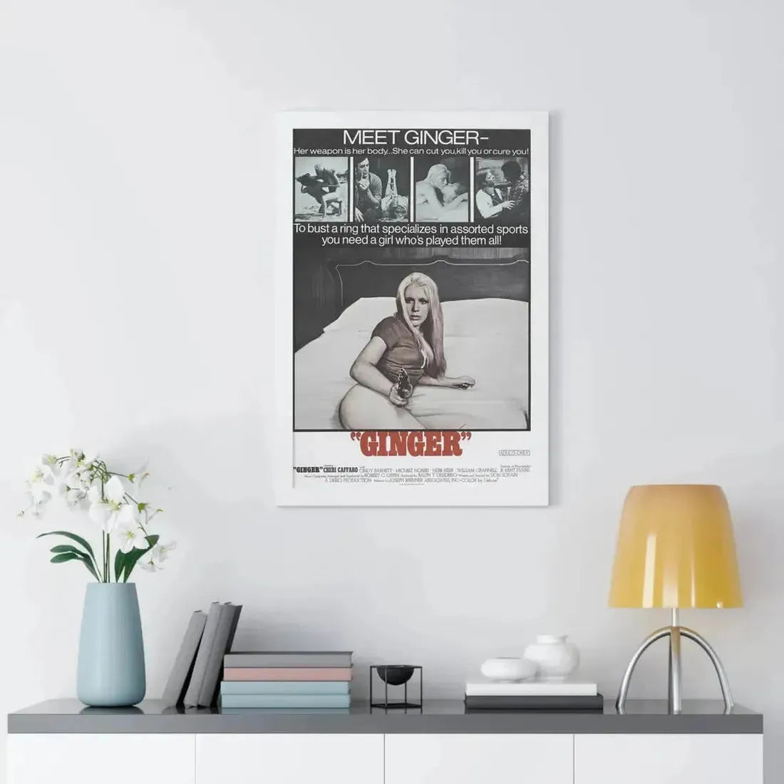 GINGER 1971 - Framed Movie Poster - The Sticker Space