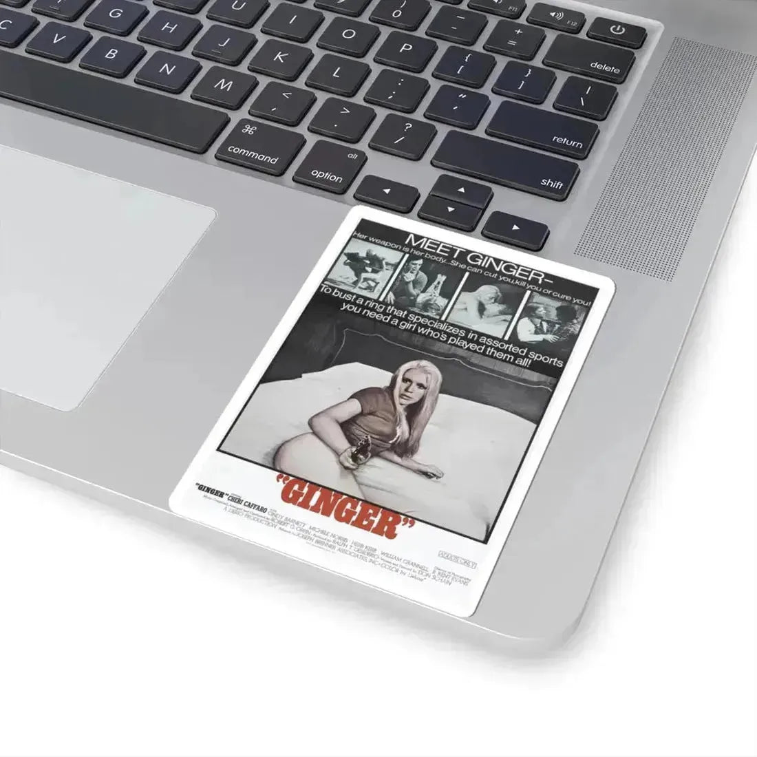 GINGER 1971 Movie Poster - STICKER Vinyl Kiss-Cut Decal - The Sticker Space