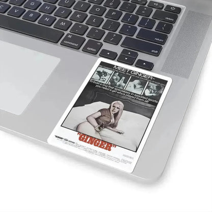 GINGER 1971 Movie Poster - STICKER Vinyl Kiss-Cut Decal - The Sticker Space