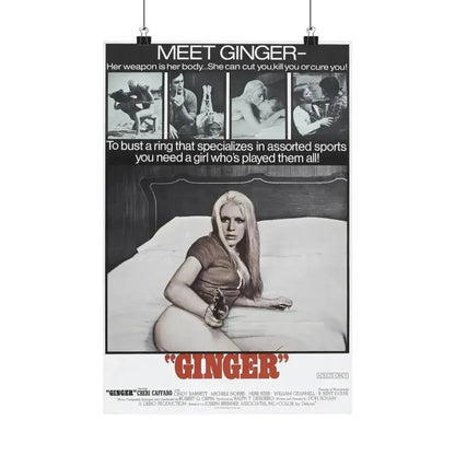 GINGER 1971 - Paper Movie Poster 12″ x 18″ Matte - The Sticker Space