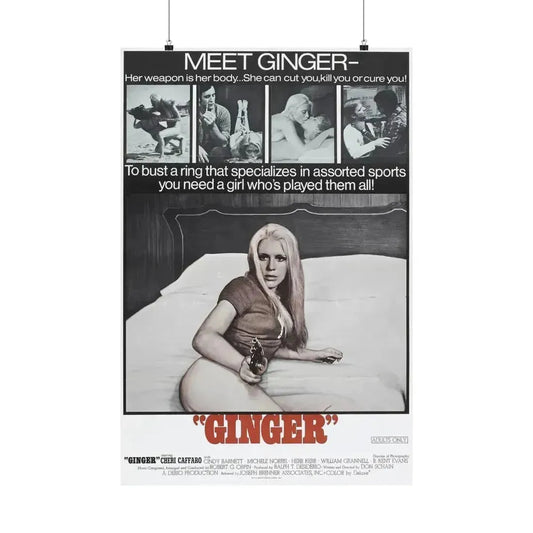 GINGER 1971 - Paper Movie Poster 24″ x 36″ Matte - The Sticker Space