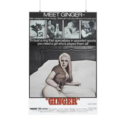 GINGER 1971 - Paper Movie Poster 36" x 54" Matte - The Sticker Space