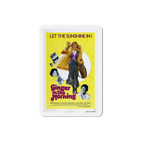 Ginger in the Morning 1974 Movie Poster Die-Cut Magnet-2 Inch-The Sticker Space