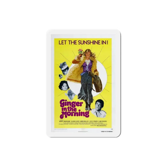 Ginger in the Morning 1974 Movie Poster Refrigerator Magnet 2 Inch - The Sticker Space