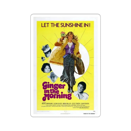 Ginger in the Morning 1974 Movie Poster STICKER Vinyl Die-Cut Decal 6 Inch - The Sticker Space