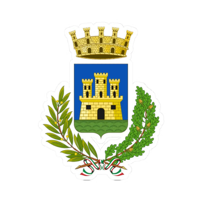 Ginosa-Stemma (Italy) (Coat of Arms) STICKER Vinyl Kiss-Cut Decal 2 Inch White - The Sticker Space