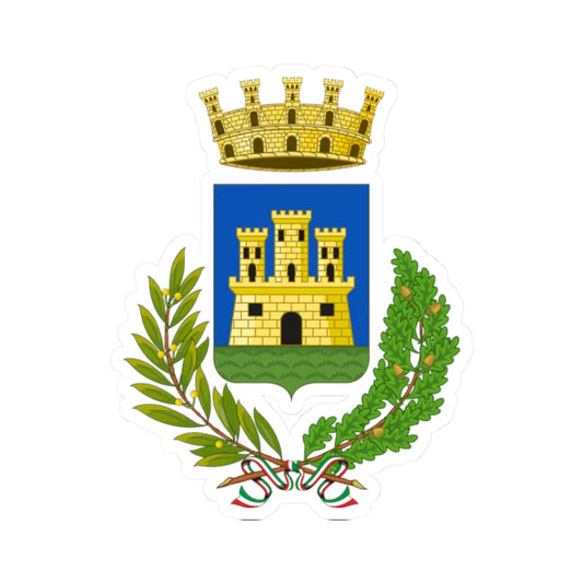 Ginosa-Stemma (Italy) (Coat of Arms) STICKER Vinyl Kiss-Cut Decal 2 Inch White - The Sticker Space