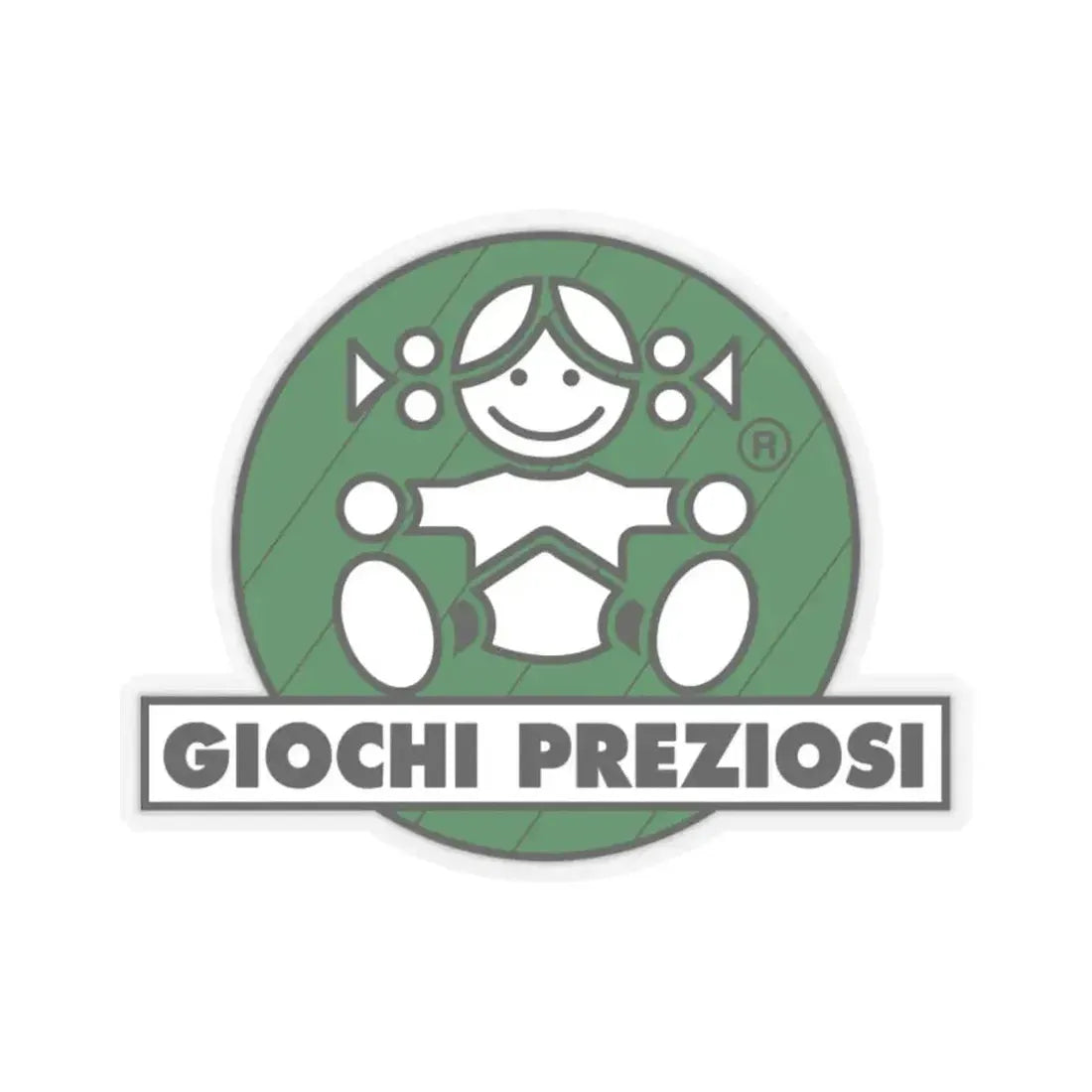 Giochi Preziosi (Logo) STICKER Vinyl Kiss-Cut Decal 2 Inch Transparent - The Sticker Space