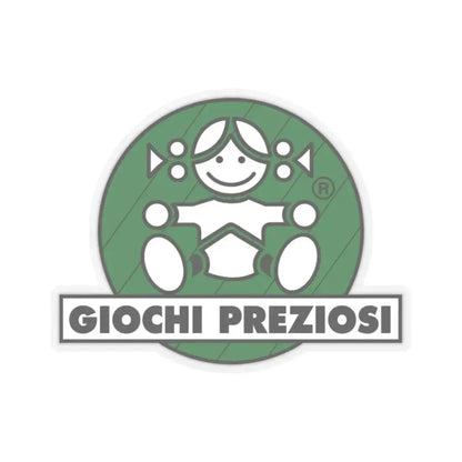 Giochi Preziosi (Logo) STICKER Vinyl Kiss-Cut Decal 2 Inch Transparent - The Sticker Space