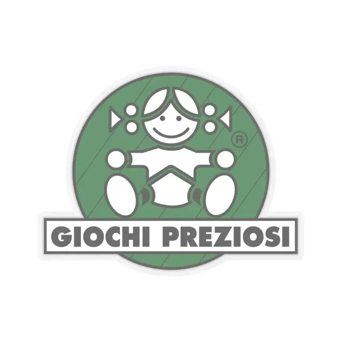 Giochi Preziosi (Logo) STICKER Vinyl Kiss-Cut Decal 3 Inch Transparent - The Sticker Space