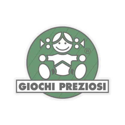 Giochi Preziosi (Logo) STICKER Vinyl Kiss-Cut Decal 3 Inch Transparent - The Sticker Space
