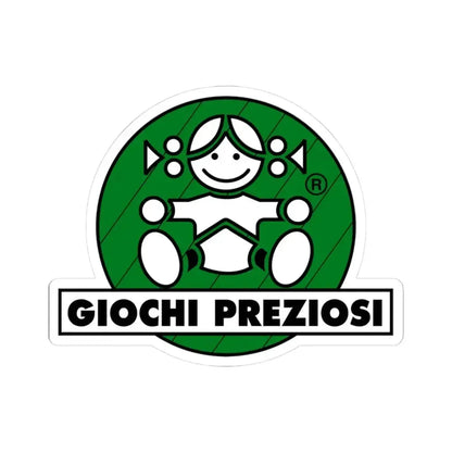 Giochi Preziosi (Logo) STICKER Vinyl Kiss-Cut Decal 3 Inch White - The Sticker Space