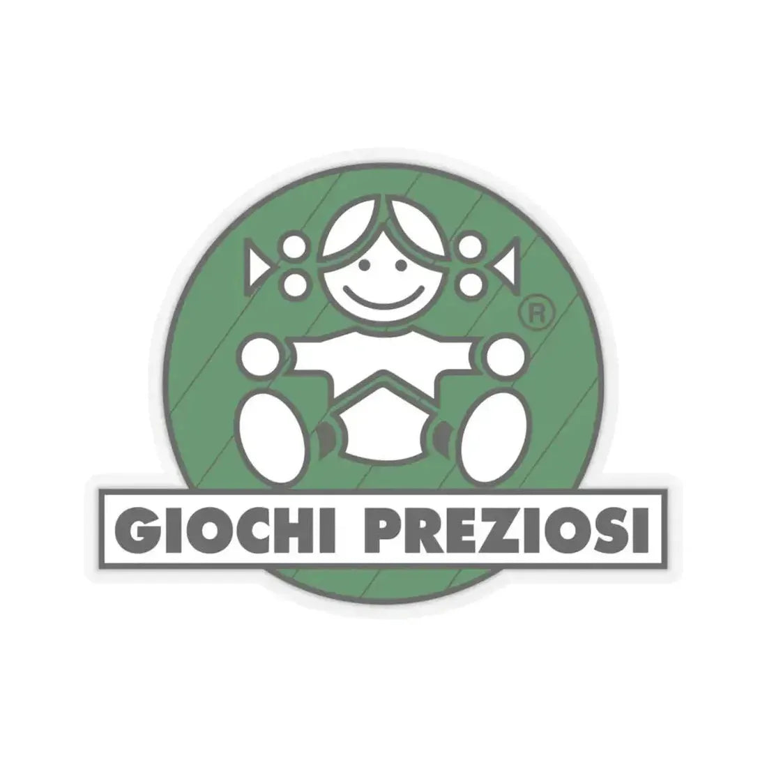 Giochi Preziosi (Logo) STICKER Vinyl Kiss-Cut Decal 4 Inch Transparent - The Sticker Space