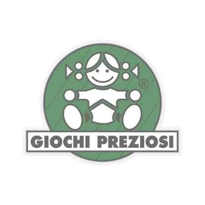 Giochi Preziosi (Logo) STICKER Vinyl Kiss-Cut Decal 4 Inch Transparent - The Sticker Space