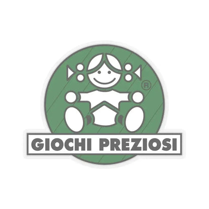 Giochi Preziosi (Logo) STICKER Vinyl Kiss-Cut Decal 6 Inch Transparent - The Sticker Space