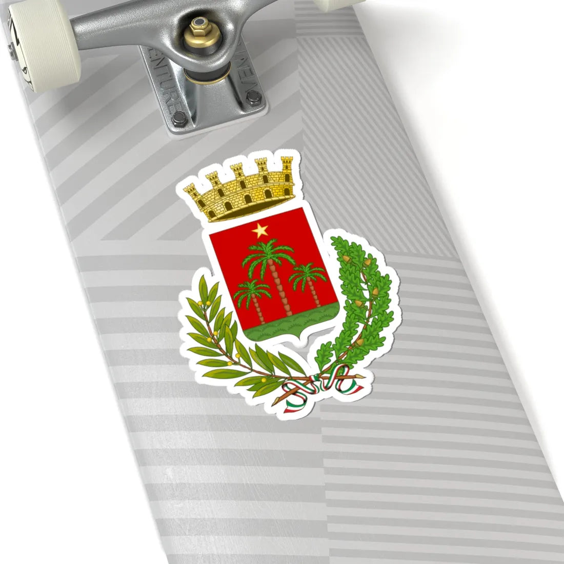 Gioia Tauro-Stemma (Italy) (Coat of Arms) STICKER Vinyl Kiss-Cut Decal - The Sticker Space