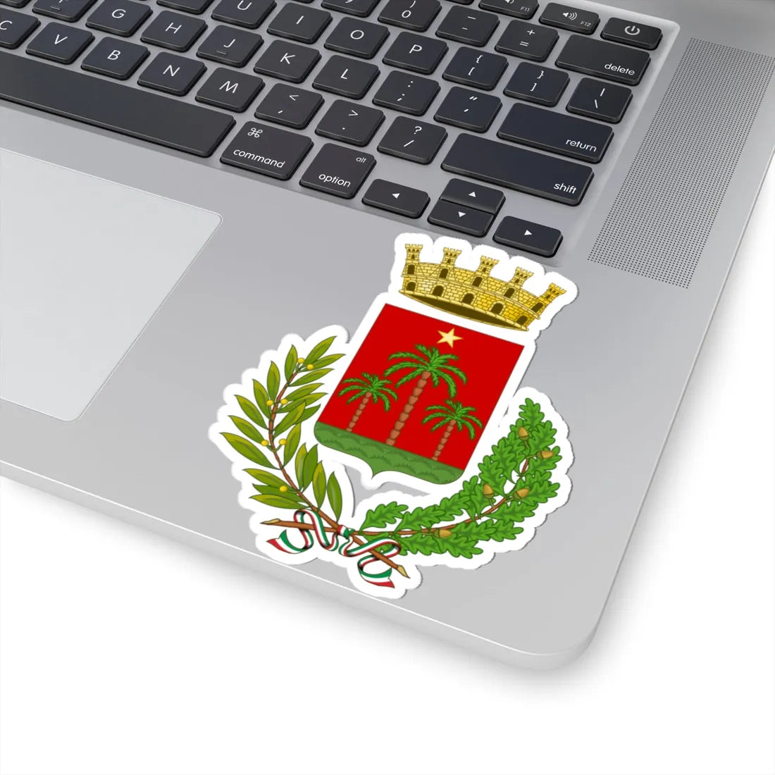 Gioia Tauro-Stemma (Italy) (Coat of Arms) STICKER Vinyl Kiss-Cut Decal - The Sticker Space