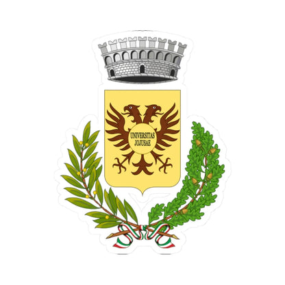 Gioiosa Marea-Stemma (Italy) (Coat of Arms) STICKER Vinyl Kiss-Cut Decal 2 Inch White - The Sticker Space