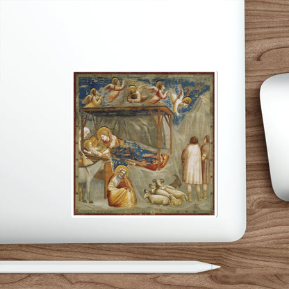 GIOTTO di Bondone - 1.Birth of Jesus (Artwork) STICKER Vinyl Die-Cut Decal-The Sticker Space