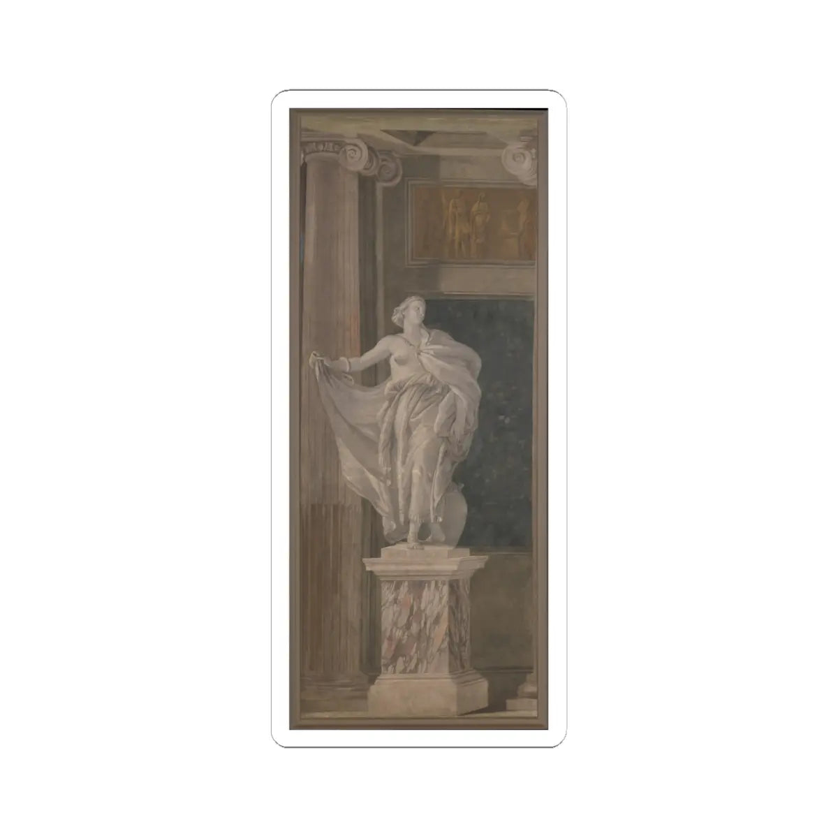 SKU:TSS-STICK-GVNBTT-6X6-29 Sizes:6" × 6" Types:White