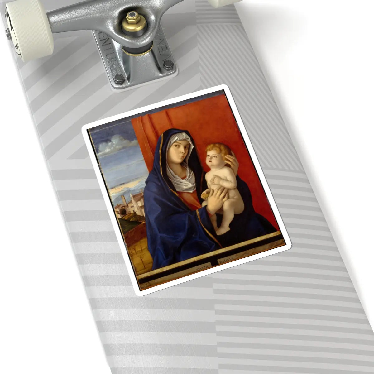 SKU:TSS-STICK-GVNBLL-6X6-3 Sizes:6" × 6" Types:White