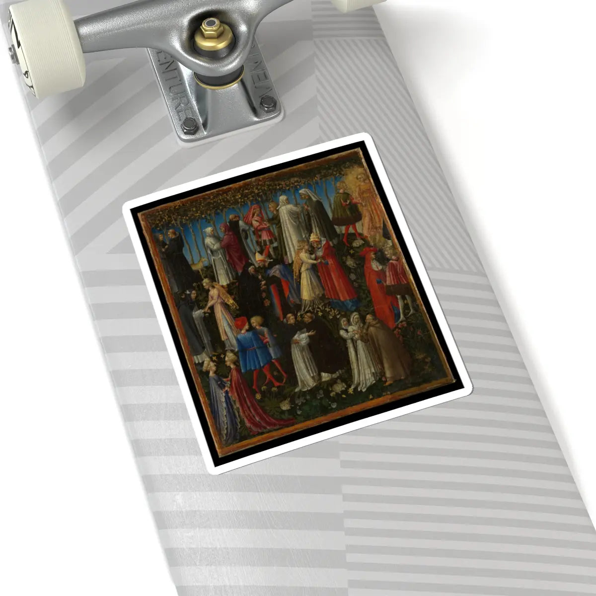 SKU:TSS-STICK-GVND-6X6-10 Sizes:6" × 6" Types:White