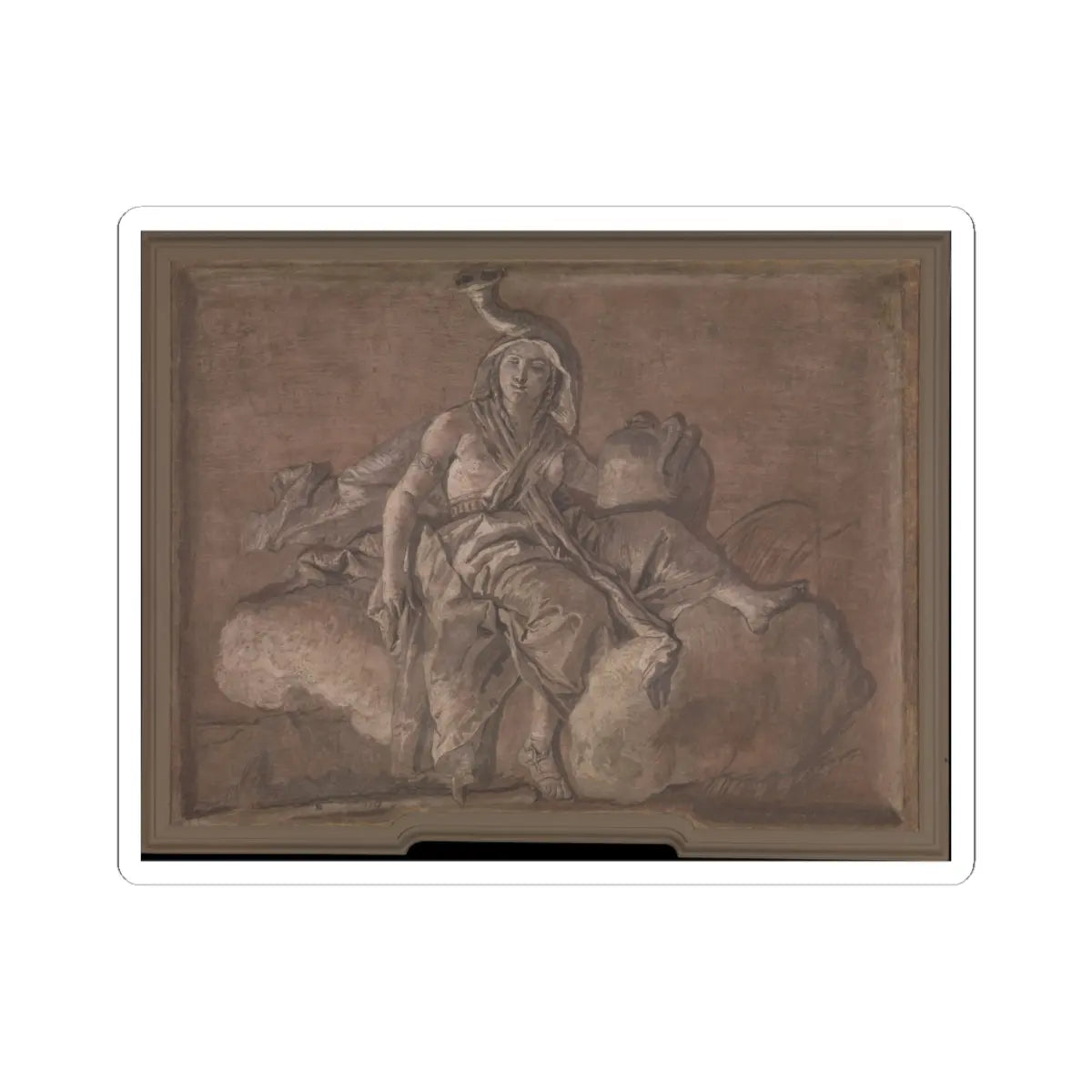 SKU:TSS-STICK-GVNDMN-6X6-2 Sizes:6" × 6" Types:White