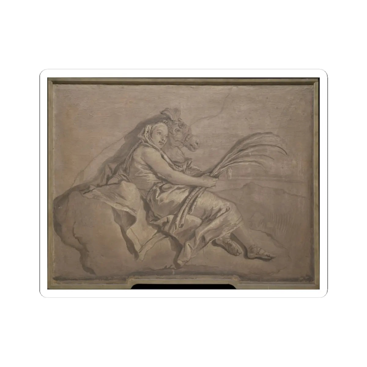 SKU:TSS-STICK-GVNDMN-4X4-4 Sizes:4" × 4" Types:White