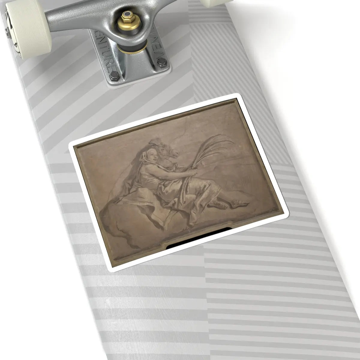 SKU:TSS-STICK-GVNDMN-6X6-4 Sizes:6" × 6" Types:White