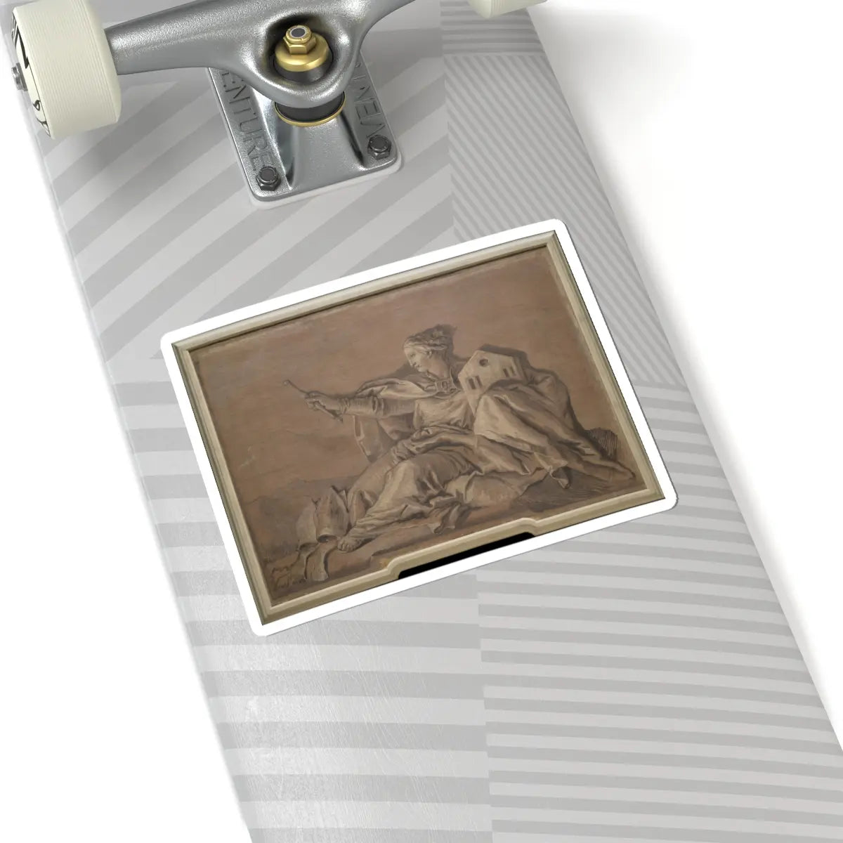 SKU:TSS-STICK-GVNDMN-6X6-5 Sizes:6" × 6" Types:White