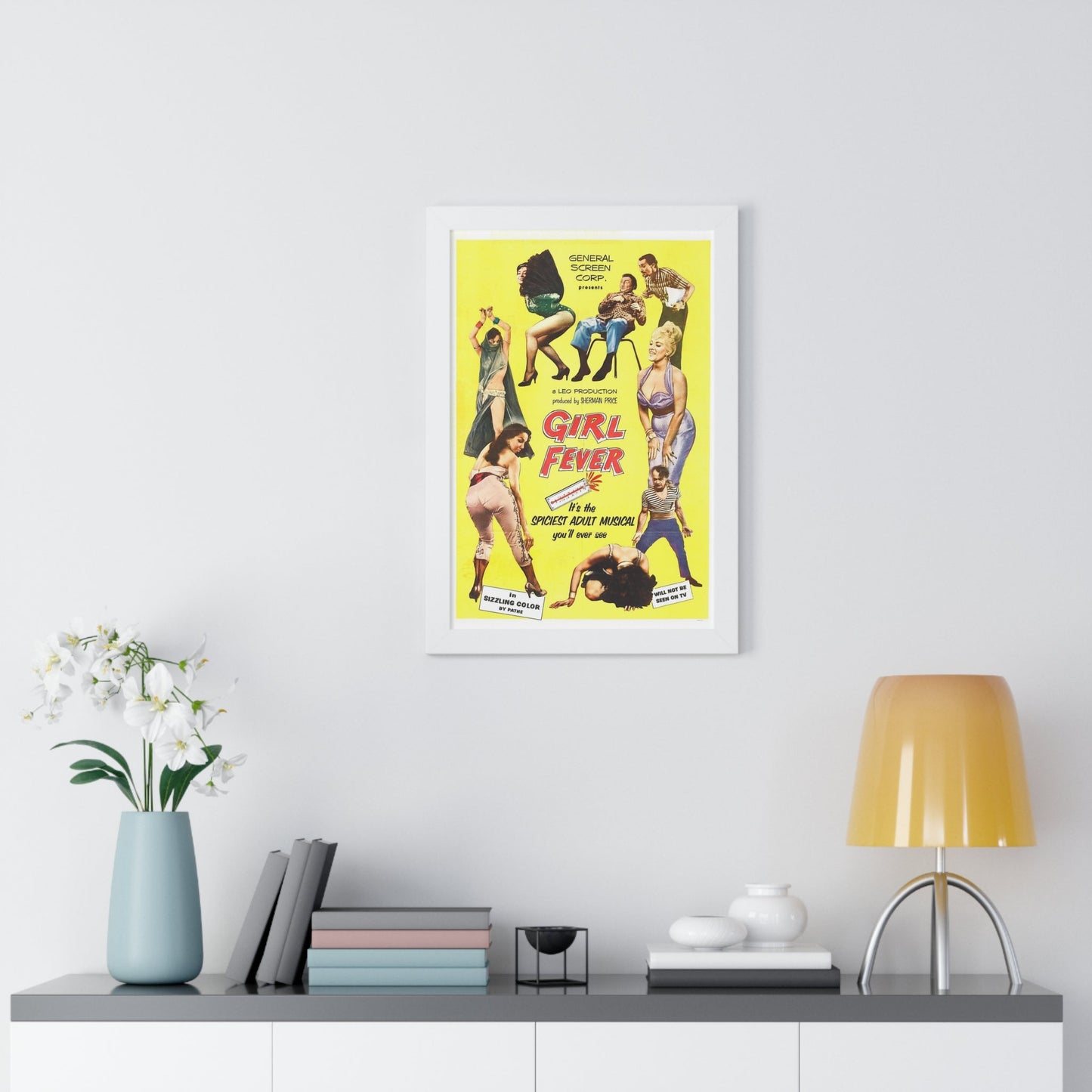 GIRL FEVER 1961 - Framed Movie Poster-The Sticker Space