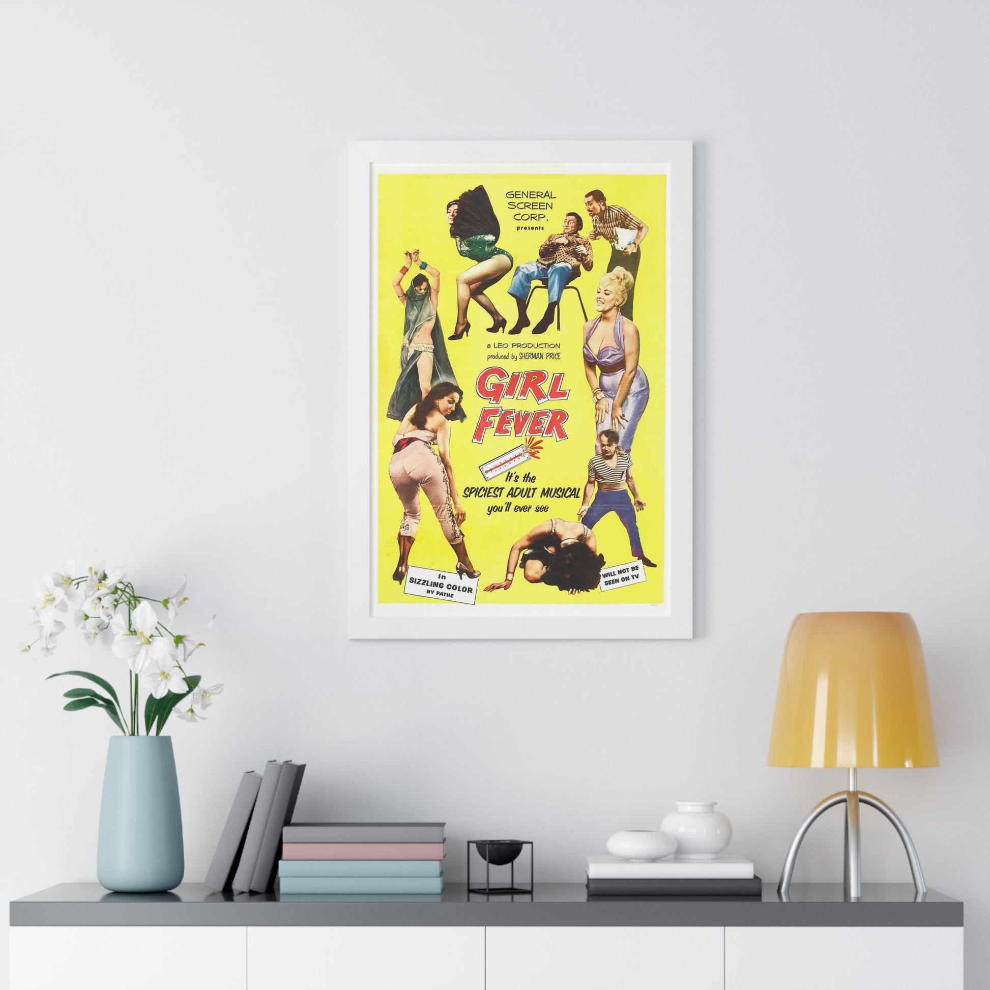 GIRL FEVER 1961 - Framed Movie Poster-The Sticker Space