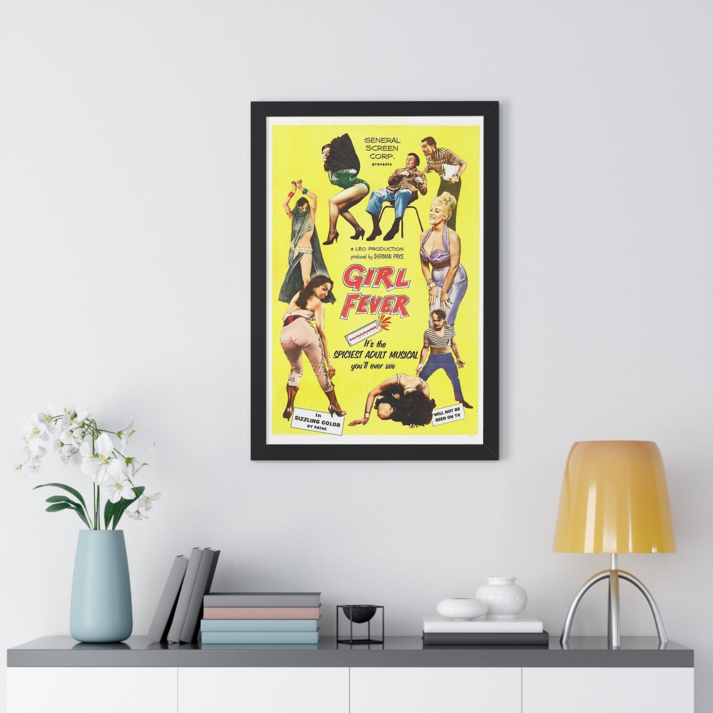 GIRL FEVER 1961 - Framed Movie Poster-The Sticker Space