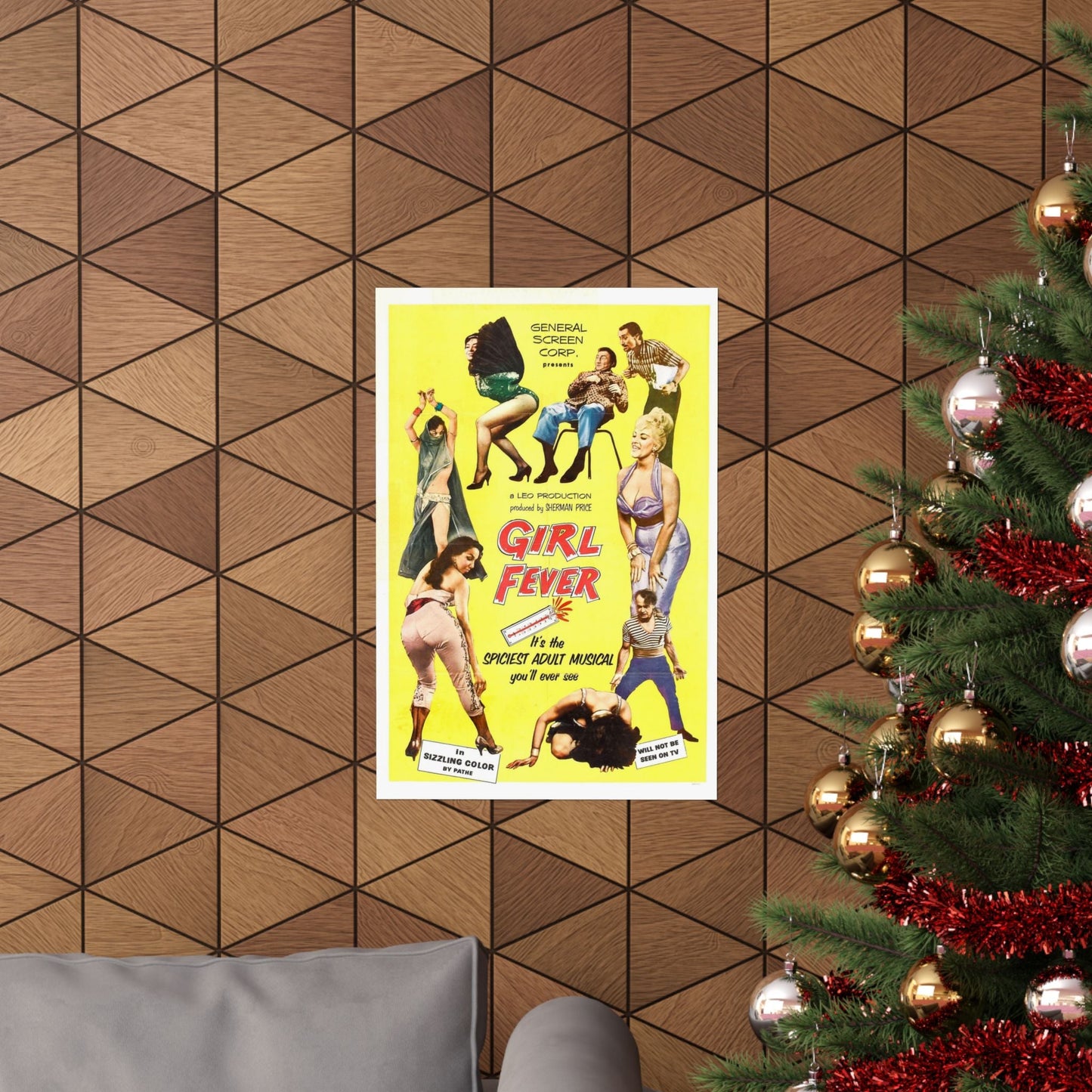 GIRL FEVER 1961 - Paper Movie Poster-The Sticker Space