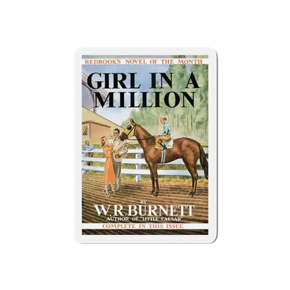 Girl In A Million, Rebook, January 1938 (Magazine Illustration) Refrigerator Magnet 5 Inch Die-Cut - The Sticker Space