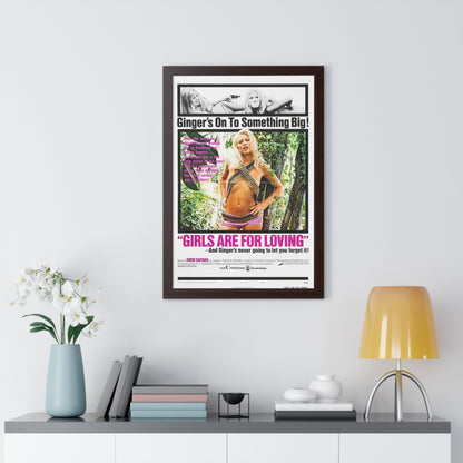 GIRLS ARE FOR LOVING 1973 - Framed Movie Poster-The Sticker Space