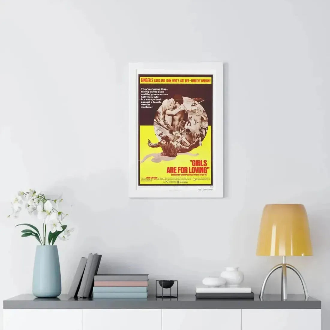 GIRLS ARE FOR LOVING (2) 1973 - Framed Movie Poster - The Sticker Space