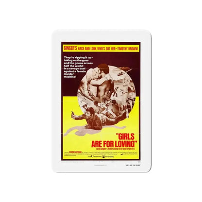 GIRLS ARE FOR LOVING (2) 1973 Movie Poster - Refrigerator Magnet - The Sticker Space
