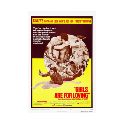 GIRLS ARE FOR LOVING (2) 1973 - Paper Movie Poster-The Sticker Space