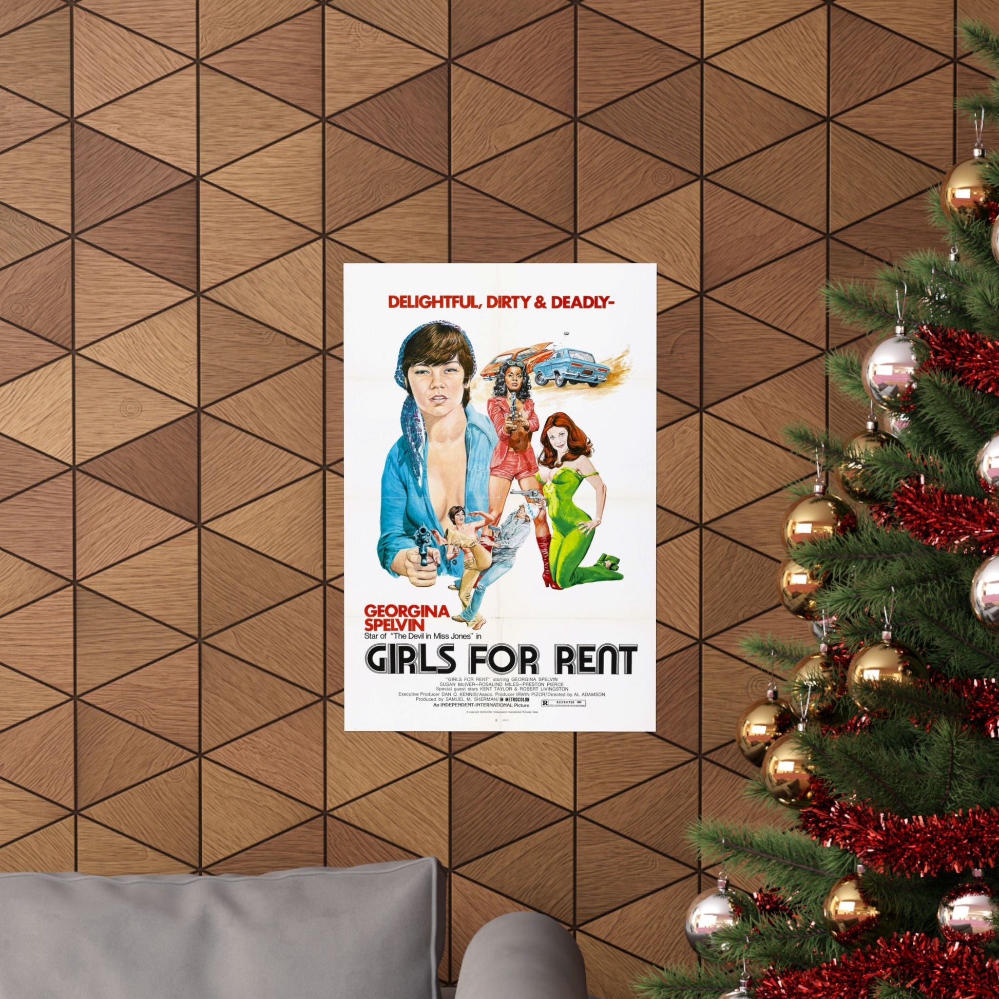 GIRLS FOR RENT 1974 - Paper Movie Poster-The Sticker Space