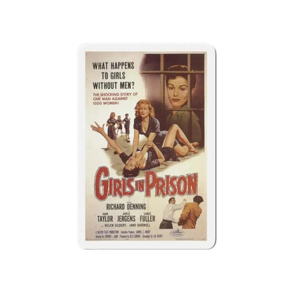 GIRLS IN PRISON 1956 Movie Poster - Refrigerator Magnet - The Sticker Space