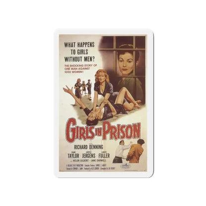 GIRLS IN PRISON 1956 Movie Poster - Refrigerator Magnet - The Sticker Space